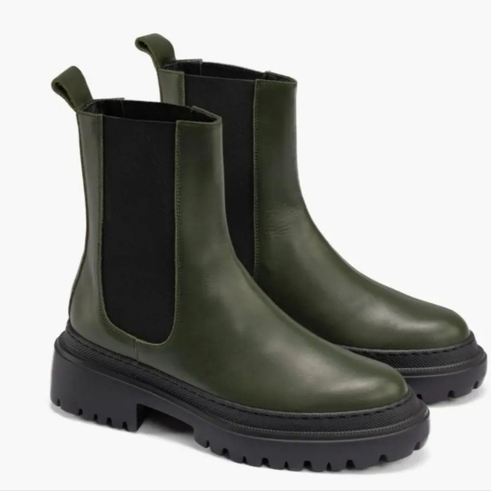 Forest Green Women's Ankle Boots